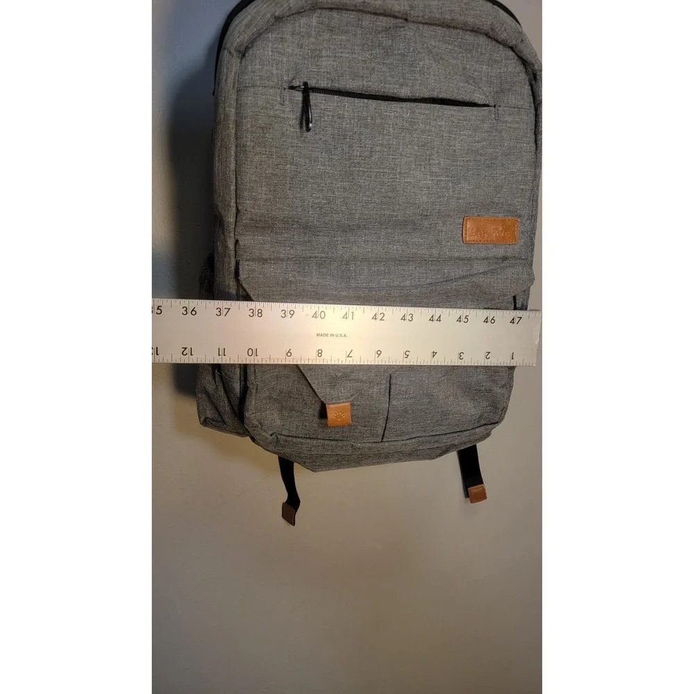 Hap Tim Multifunction Large Baby Diaper Bag Backpack With Changing Pad Dark Gray